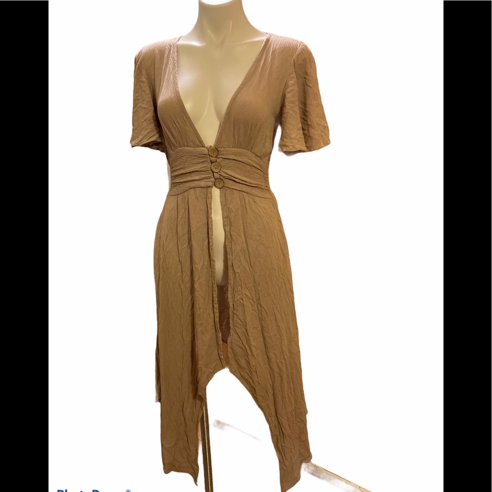 LIFE Love is for Eternity tan cover up/dress